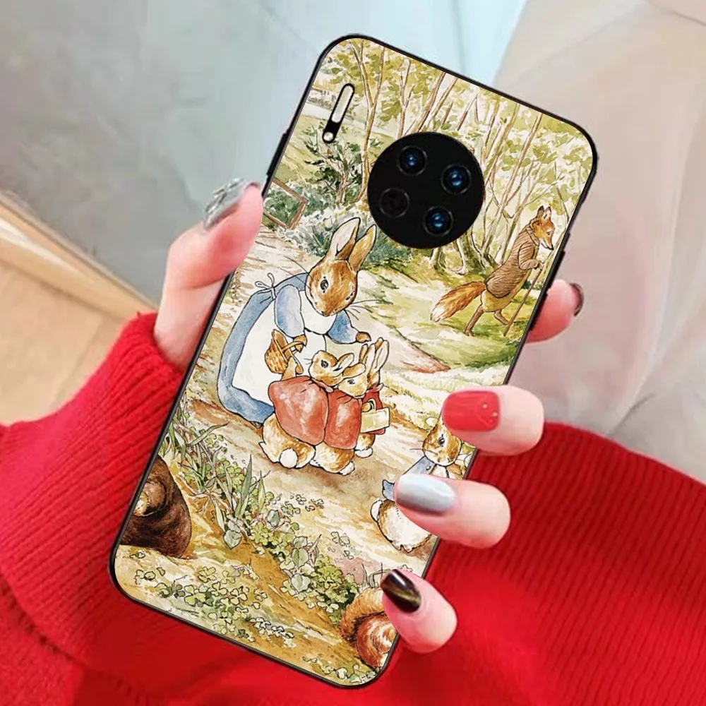 Cute Rabbit Phone Case For Huawei Mate 10 20 30 40 50 lite pro Nova 3 3i 5 6 SE 7 pro 7SE