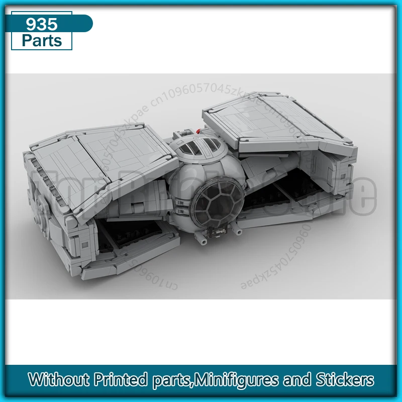 TIE V1 Erweiterte Prototyp Modell MOC Bausteine Spacefighter DIY Montieren Technologie Ziegel Sammlung Display Spielzeug Geschenke