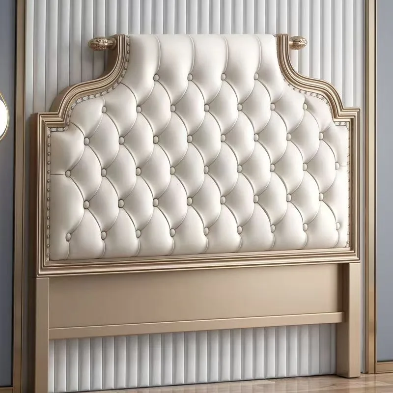 Solid wood light luxury headboard, soft bag backrest board 1.5 meters 1.8 tatami