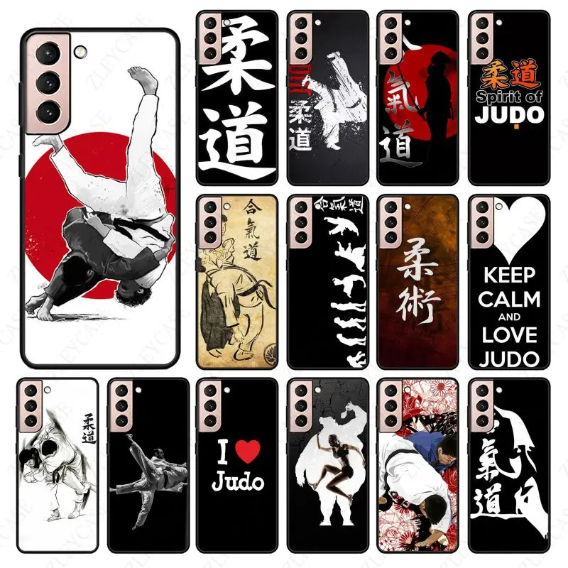 Japan aikido Judo Fitness Phone Coque For samsung galaxy S24 ULTRA S23PLUS S21 S20fe S20ULTRA S21Fe S22PLUS S23ULTRA cases