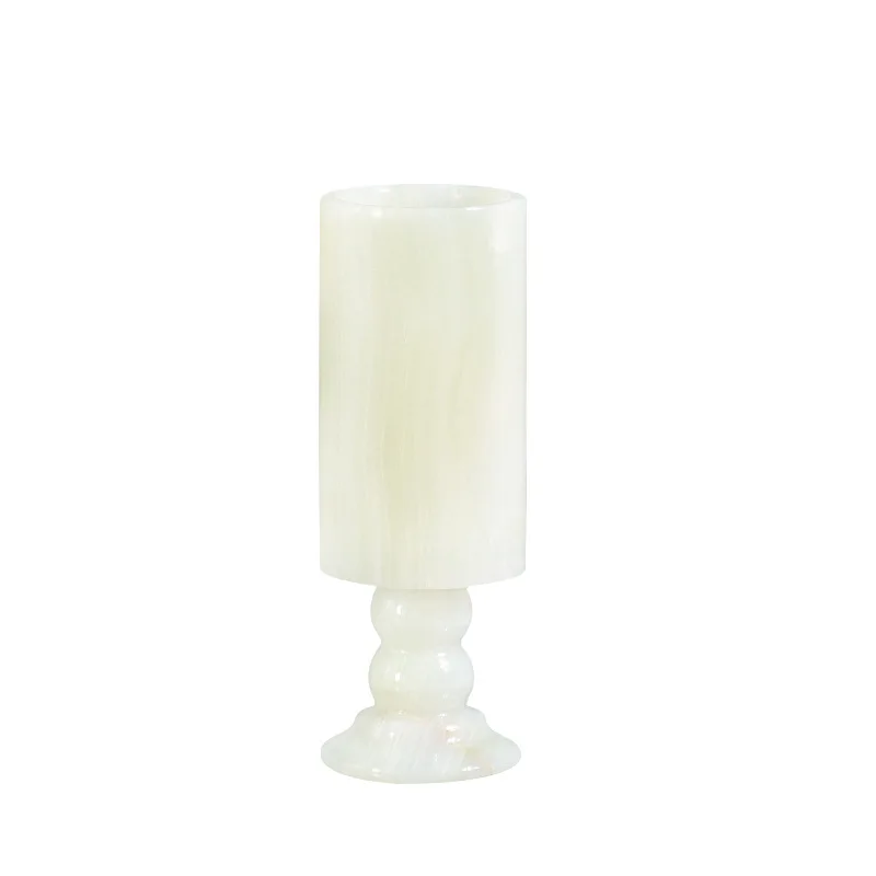 

Modern simple marble flower ornament soft decoration high-end vase