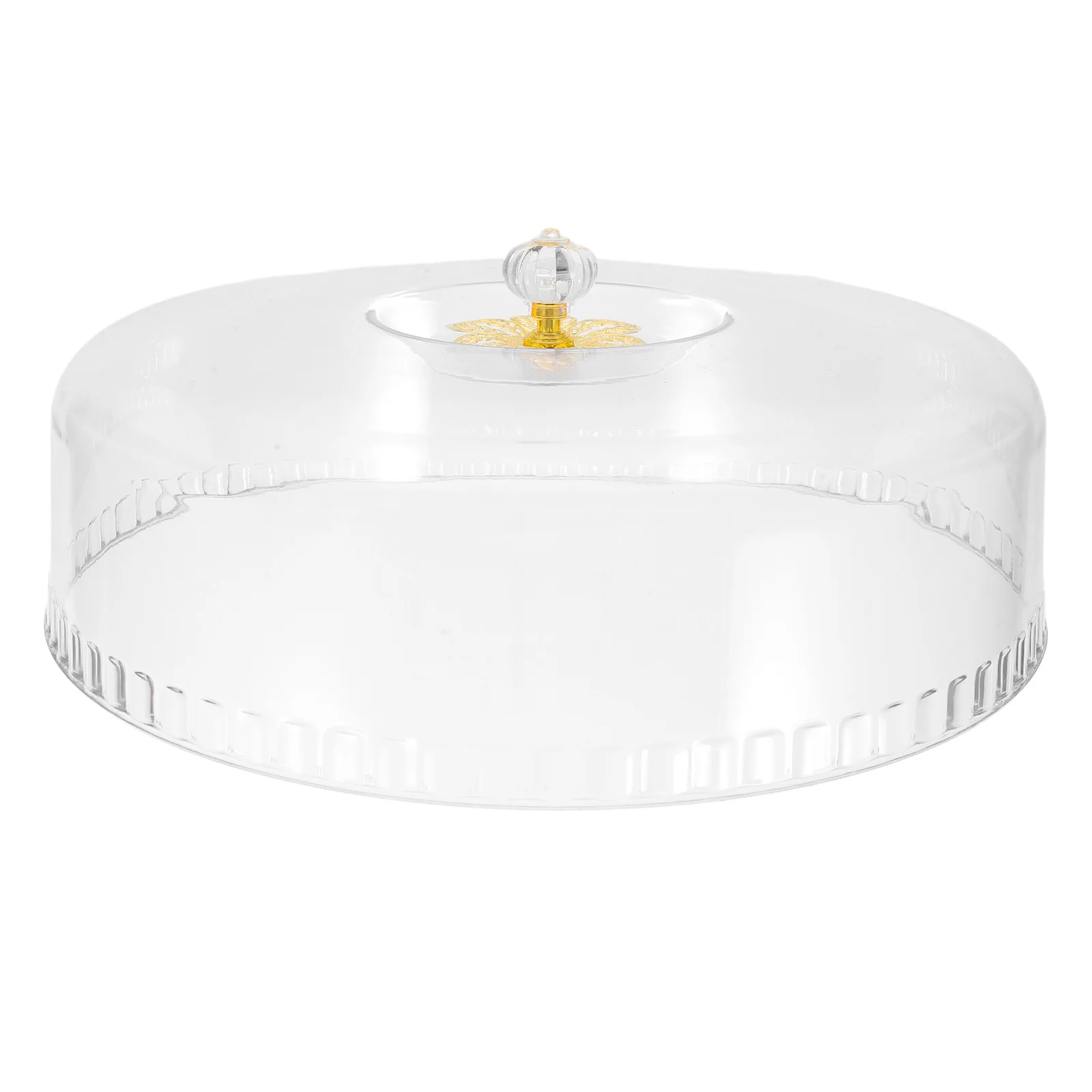 

Clear 11Inch Cake Dome Cover Plastic Transparent Lid for Cakes Pastries Baked Goods Protection Food Serving Display Cloche Dome