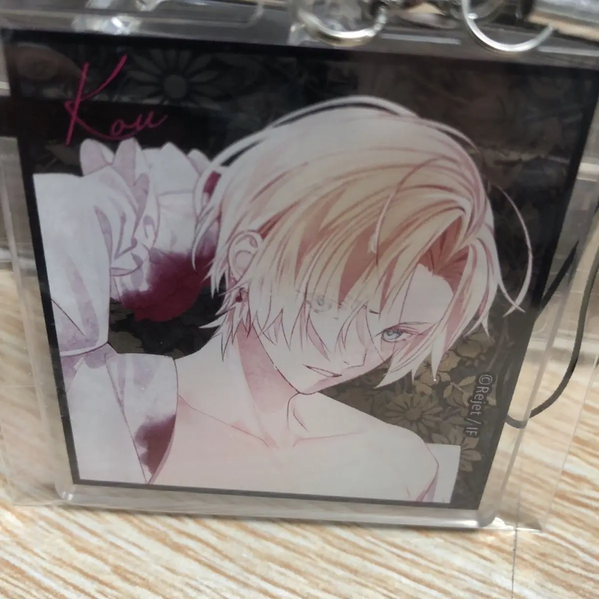 Anime Diabolik Lovers Mukami YumaMukami Ruki Acrylic Pendant Keychain Figures Gift Desktop Ornament Role Play Birthday Gift