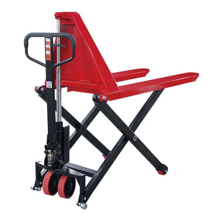 Hydraulic Manual Warehouse 1Ton Manual High Lift Pallet Truck Hydraulic Hand Pallet Jack High Lift Truck