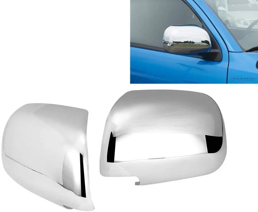 Chrome Door Side Mirror Cover for 05-11 Toyota Tacoma / 04-10 Sienna / 04-09 Lexus RX330 RX350 Best Value Car Parts