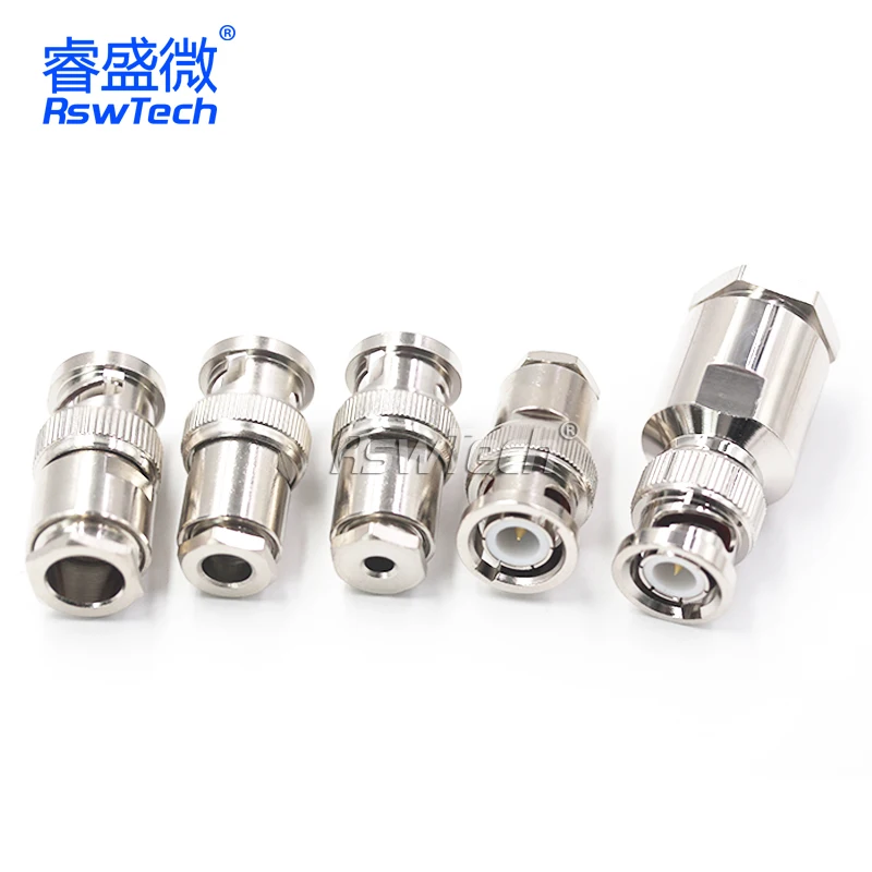 BNC-J-1.5-2-3-5-7 mounting terminal block BNC/Q9 male five-piece set all-copper feeder RF head