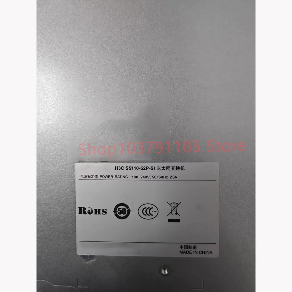 

For H3C 52-port Full Gigabit 48-port Gigabit Electric Port +4 Gigabit Optical Port Ethernet Switch S5110-52P-SI