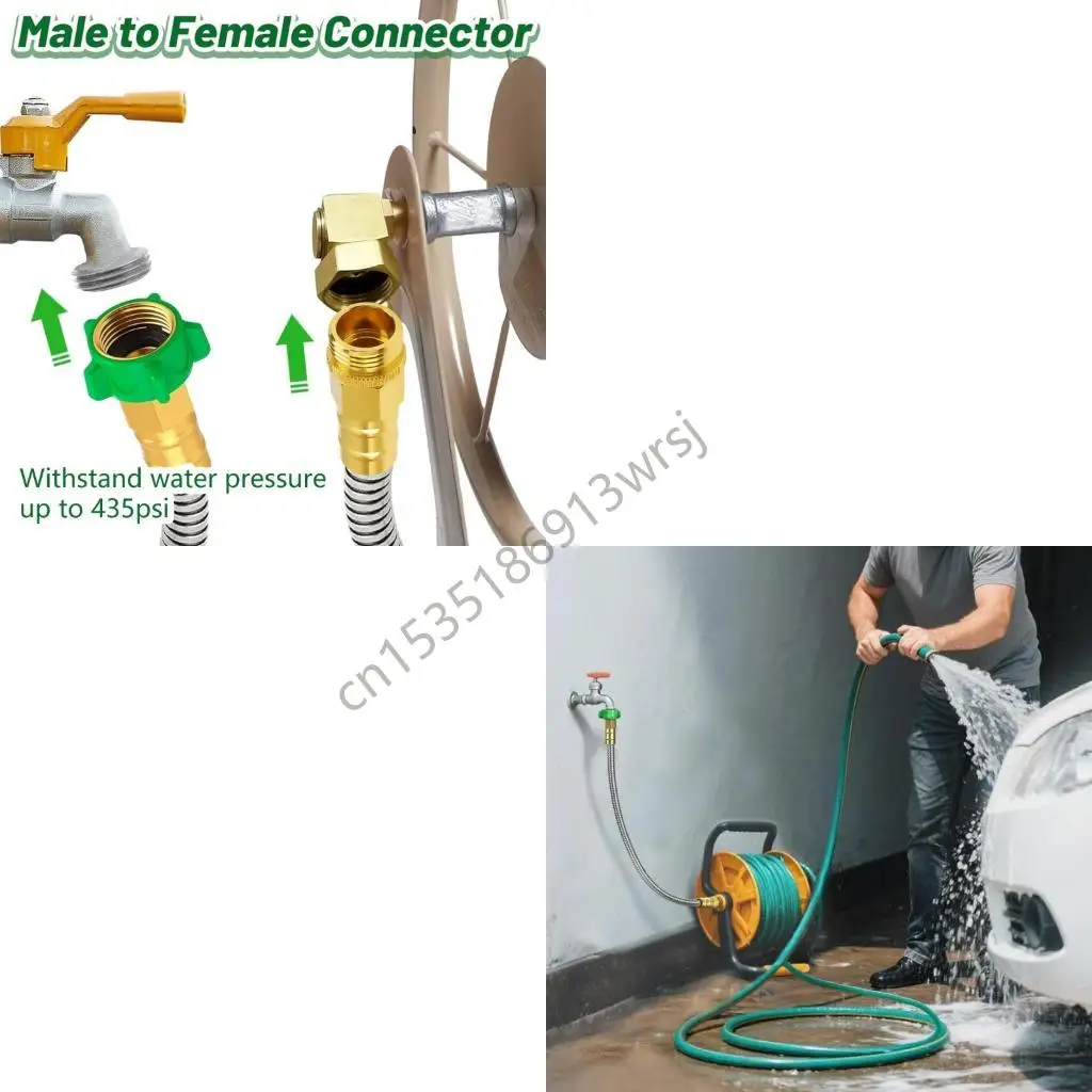 

G5GB 5ft Short Garden Hose Extender with Female to Male Connector Flexible Water Hose