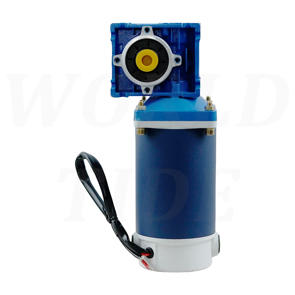 300W worm gear DC reduction motor 12V24v high torque forward and reverse rotation RV30 speed control motor