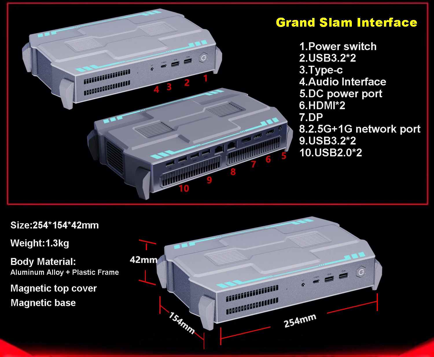 كمبيوتر مكتبي صغير للألعاب Intel Core I7 I9 12th 13th Gen RTX3060 12G بطاقة رسومات Windows 10/11 كمبيوتر صغير محمول