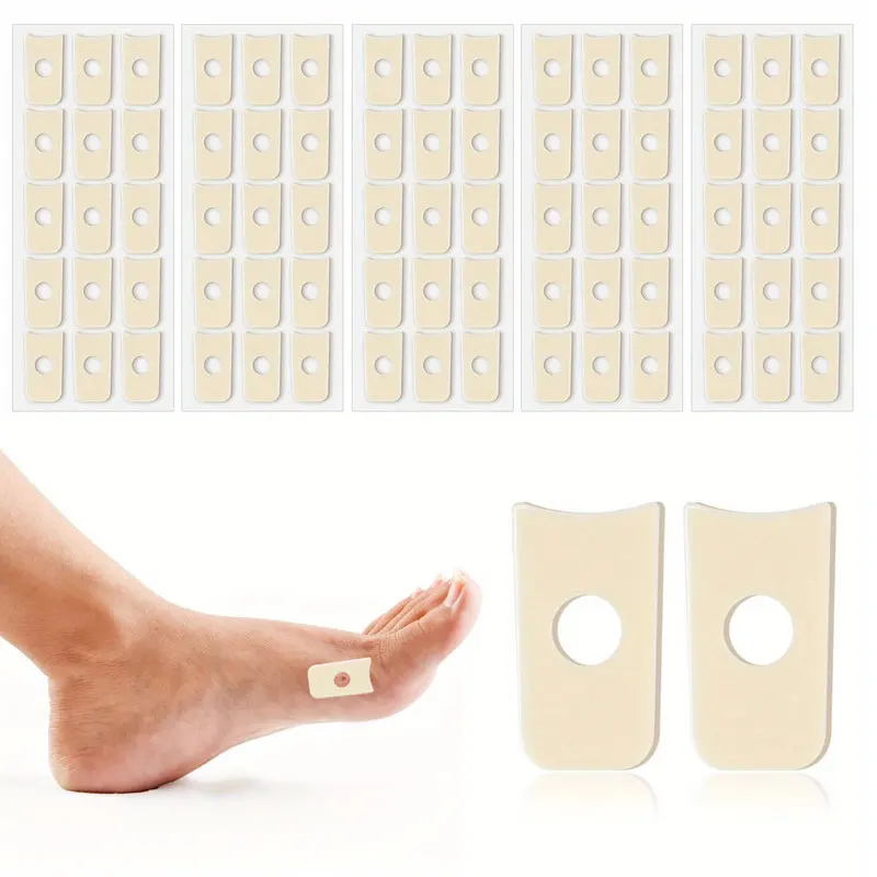 

Callus Cushions Pads, Prevents Calluses, Corns, blisters and Mosquito Bites on feet from Pressure and Friction, Round Soft Foam
