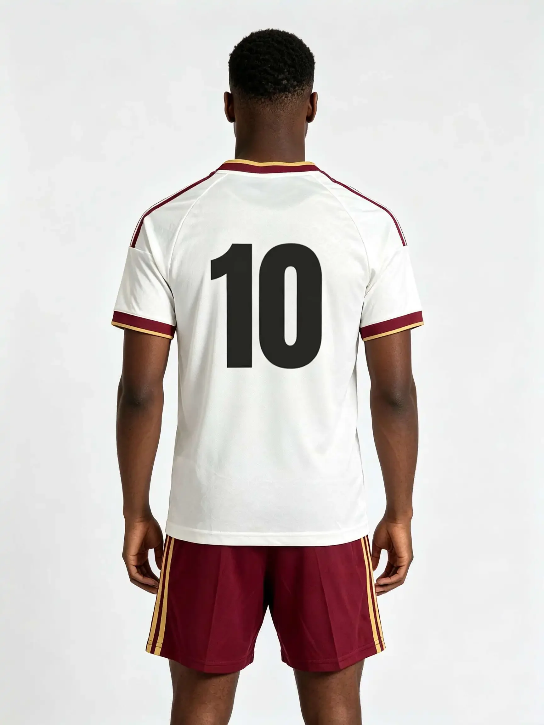 26/27 Unisex Blank Soccer 2‑Piece Set, Kids Adults Parent‑Child Kit, Custom No. 10 for School Outdoor Team Sports red 10