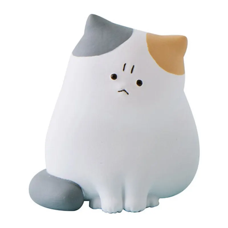 Bandai Originele Gashapon Angry Cat 4 Siamese Blue Cat Orange Action Figure Speelgoed voor jongens, meisjes, kinderen, cadeau, verzamelobject