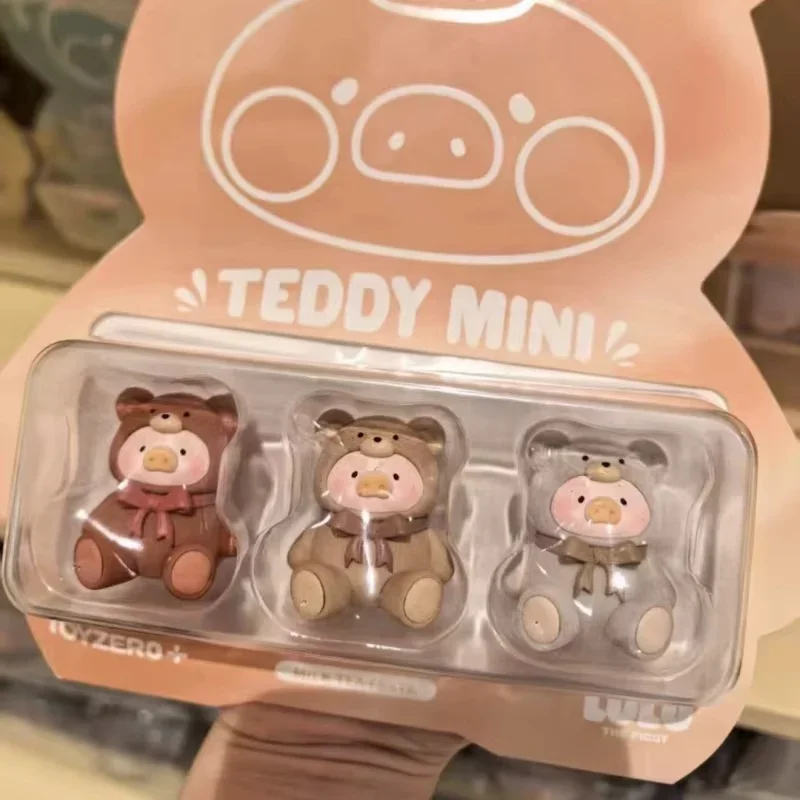 

Lulu The Piggy Teddy Action Figure Hanging Card Limited Edition Cute Lulu Doll Desktop Decor Anime Figure Collect Toy Girl Gift