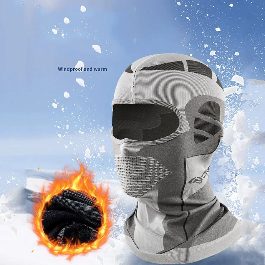 قناع وجه كامل مقاوم للبرد بالاكلافا الحراري للجنسين مع غطاء للرقبة وبطانة خوذة لصيد ركوب الدراجات والتزلج