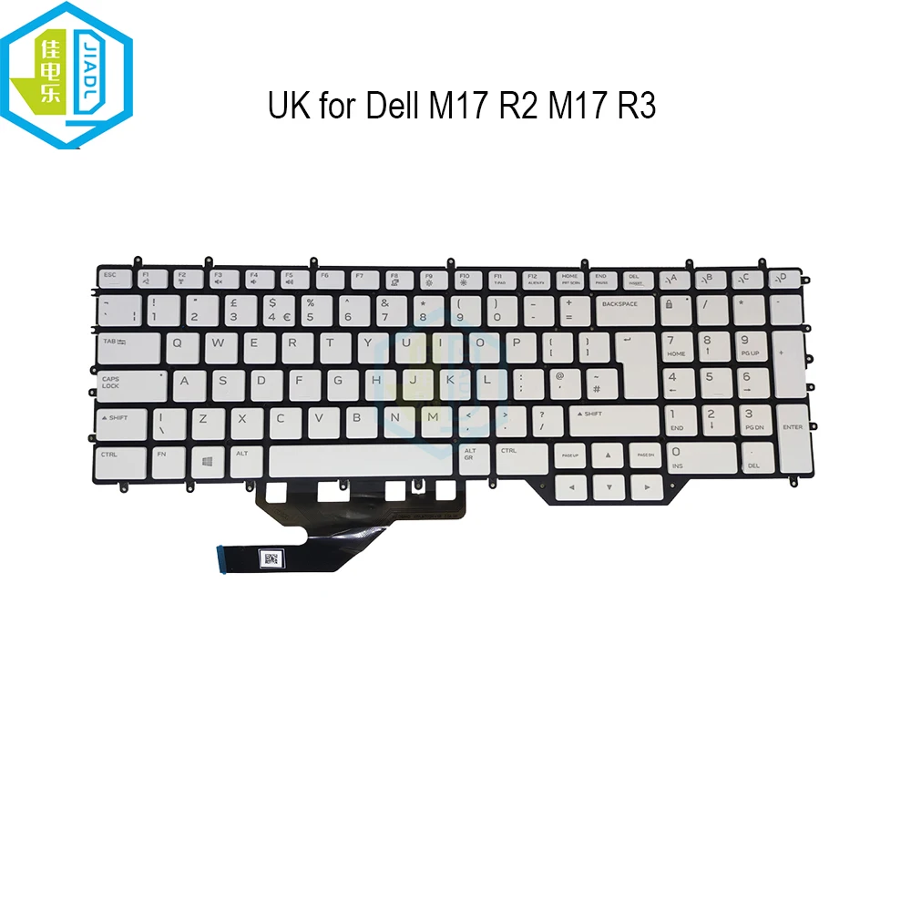 

UK RGB Colorful Backlit Keyboard For Dell For Alienware Area 51M R2 M17 R2 R3 A51M P38E P79F 0J1HF5 J1HF5 Replacement Keyboards