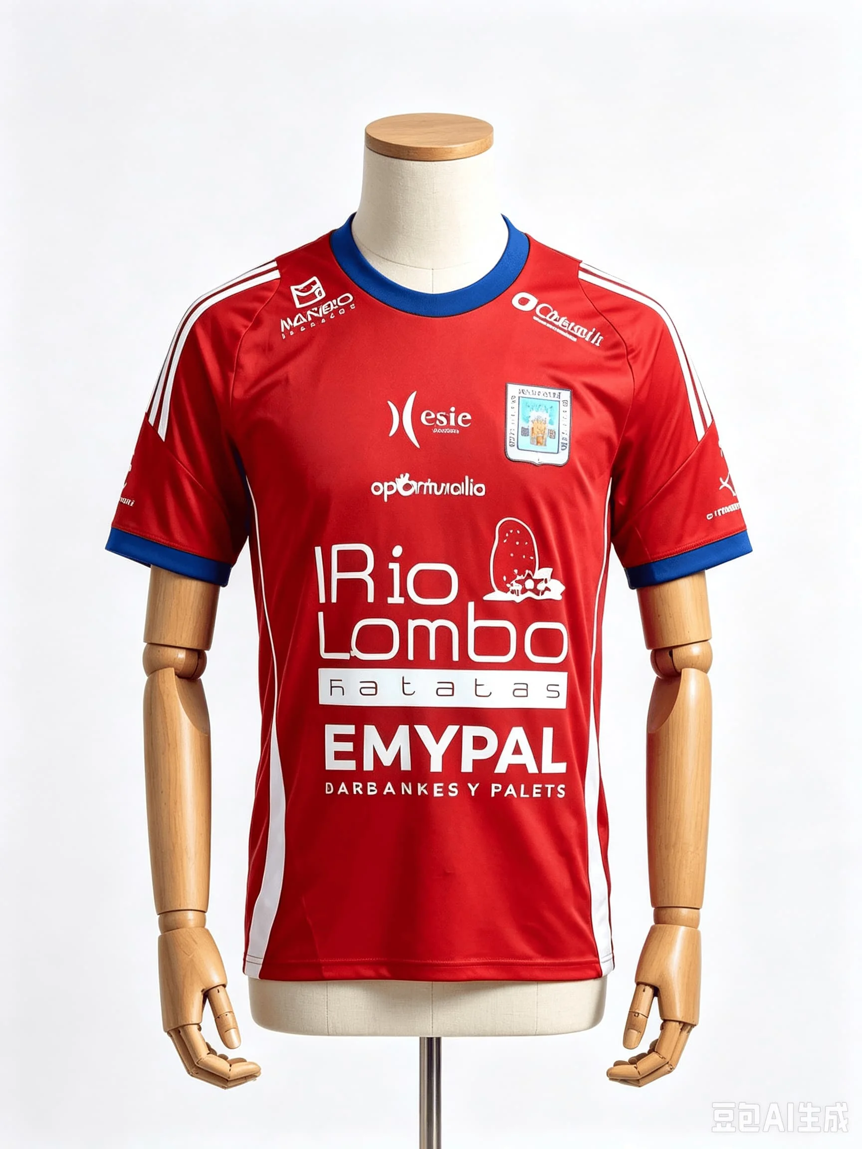Spain Rio Lombo Football Jersey 2026 Unisex Short Sleeve Quick Dry Soccer T-shirt, Breathable Digital Print Sports Team Tops 26