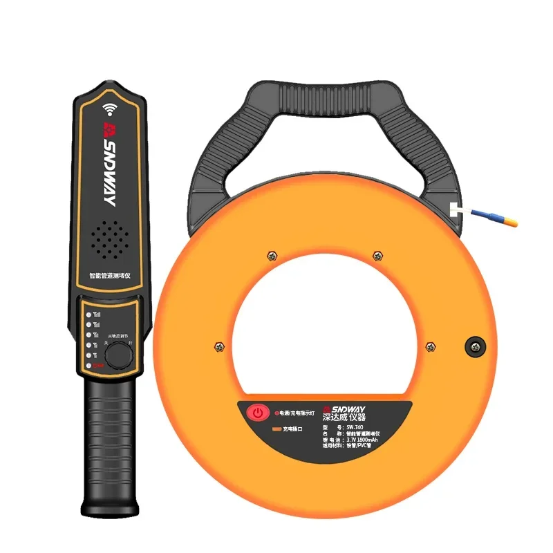 

SW-720 Portable Pipe Line Detector Probe Tube Threading Water High Precision Plugging Device line Scanner