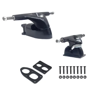 Goede kwaliteit Black Land Surfskate Board Truck Part Supply Draaibare veerbeugel 6,25 inch Surf Skate Truck aluminiumlegering