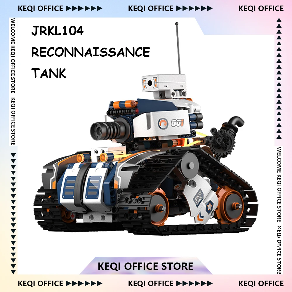 New Intelligent Robot Custom Birthday Gifts 21CM JRKL104 Reconnaissance Tank Model  Intelligent Tank Toys Take A Picture Puzzle