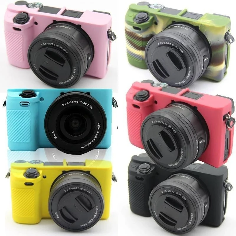 

DSLR Camera Protector Silicone Case Soft Rubber Bag Body Cover For Sony Alpha A6000 A6100 A6300 A6400 A6500 A6600 A5100 A5000