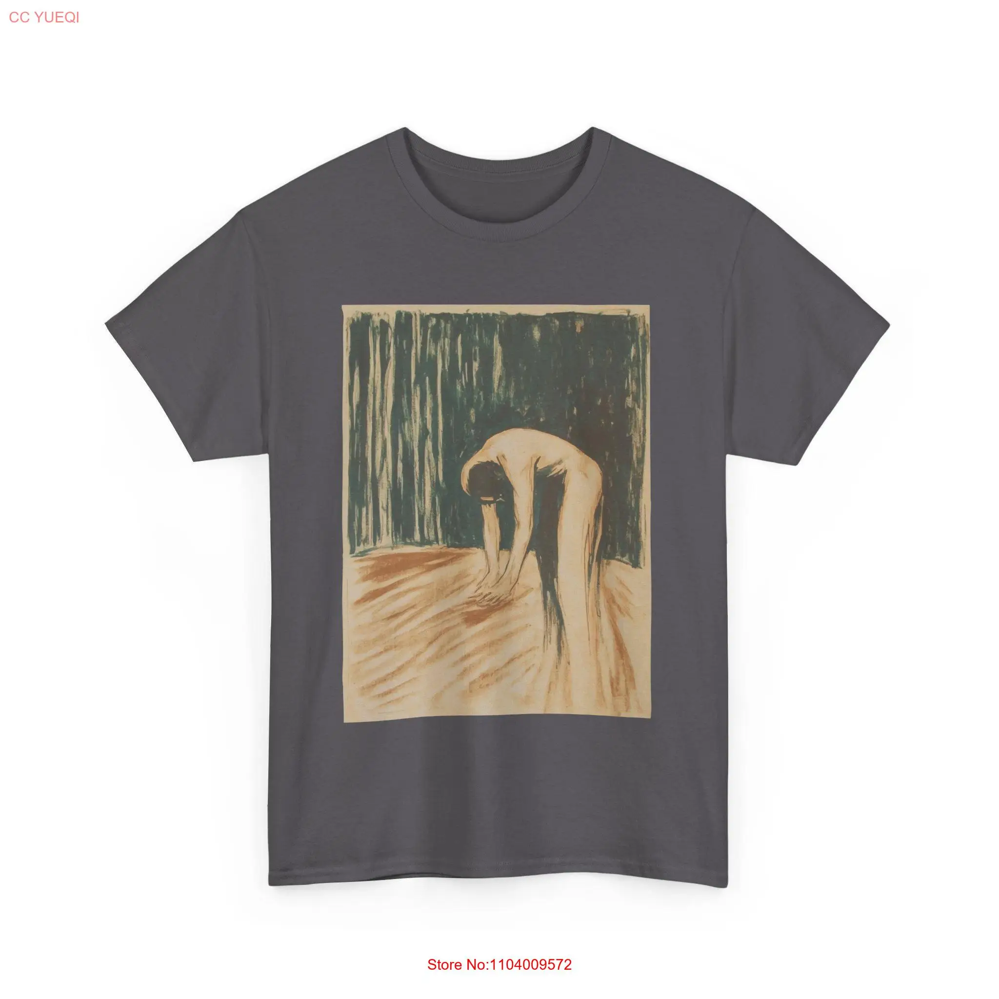 Bactherion inspired by Munch T Shirt Desperate Dark Arts Aesthetics long or short sleeves