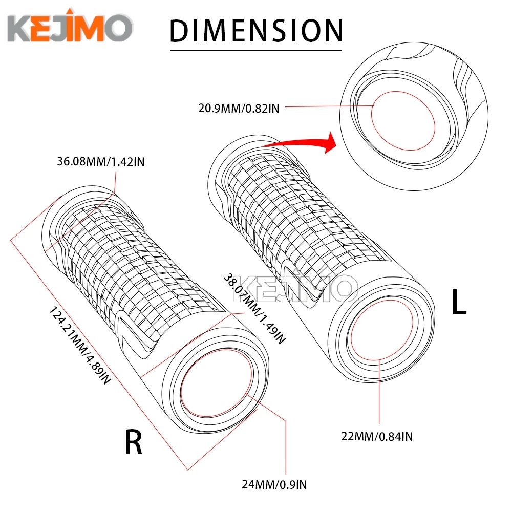 2025 Motorrad Lenker Grip Bar Ends Kappe Gegengewicht Stecker Rutsche FÜR Yamaha T-MAX TMAX 560 TMAX 560 TECH MAX ABS 2019-2024