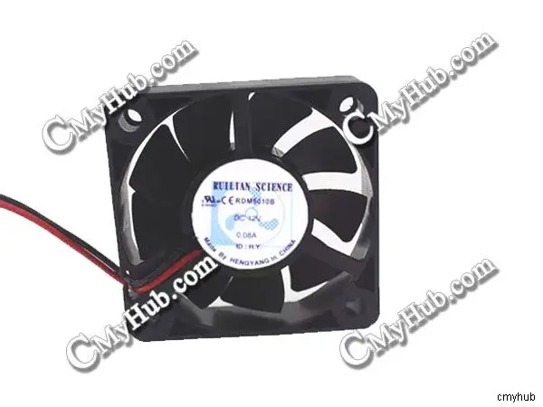 For XINRUILIAN RDM5010B DC12V 0.08A 5010 5CM 50MM 50X50X10MM 50*50*10mm 3pin 3Wire Cooling Fan RDM5010B