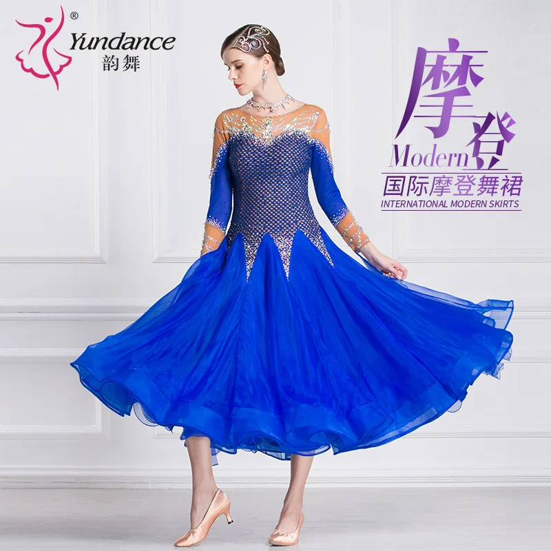 B-18405 New Plus Size Ballroom Dance Dresses High Quality Ballroom Dance Dress for Adult