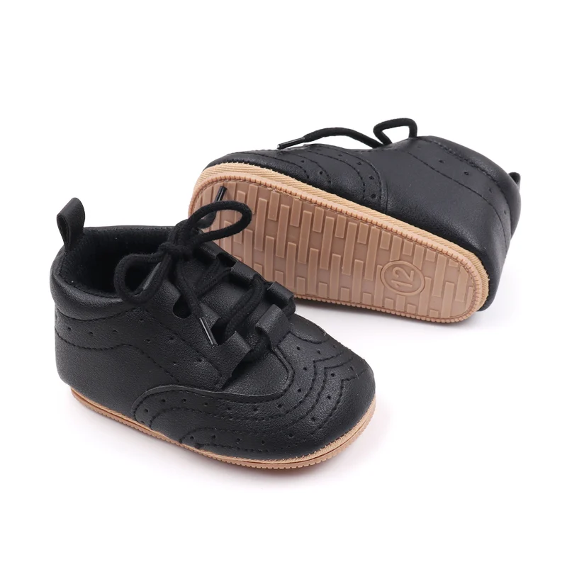 Baby Shoes Soft PU and TPR High Quality Anti-slip Sole Cassual Style 2024 New Fashion 0-9-18 Months  Spring and Autumn BMH3197