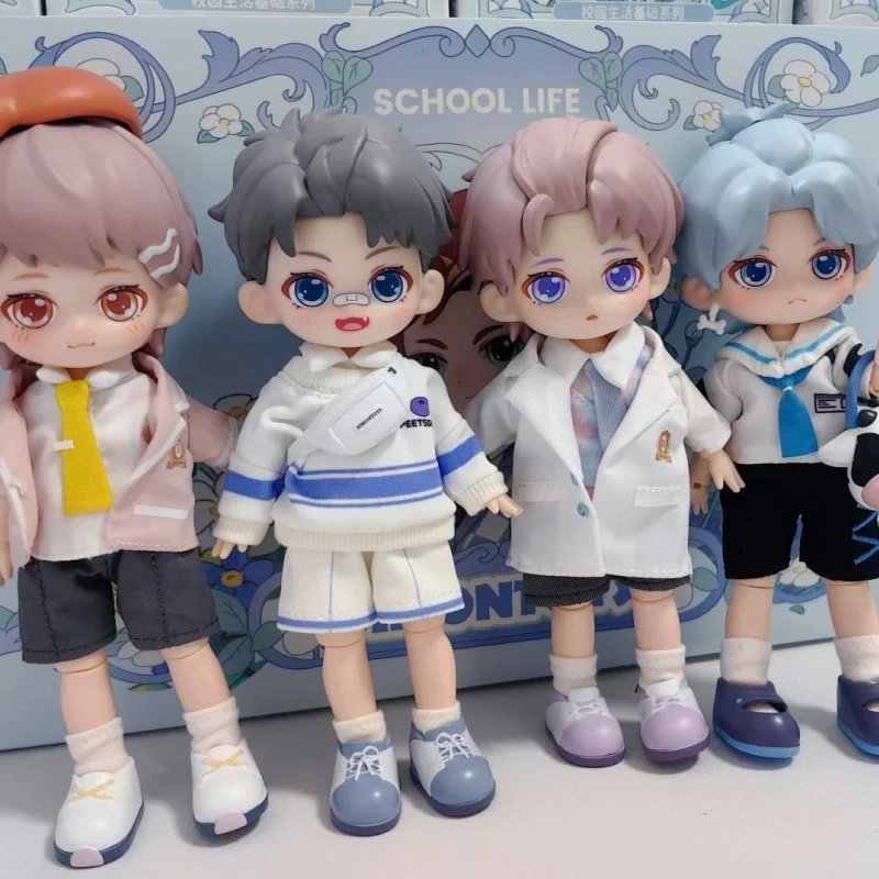 أنيمي بيتسون ذكر زميل الدراسة سلسلة صندوق أعمى صندوق غامض 1/12 Bjd Obtisu1 دمى Kawaii لطيف عمل الشكل جمع اللعب هدية