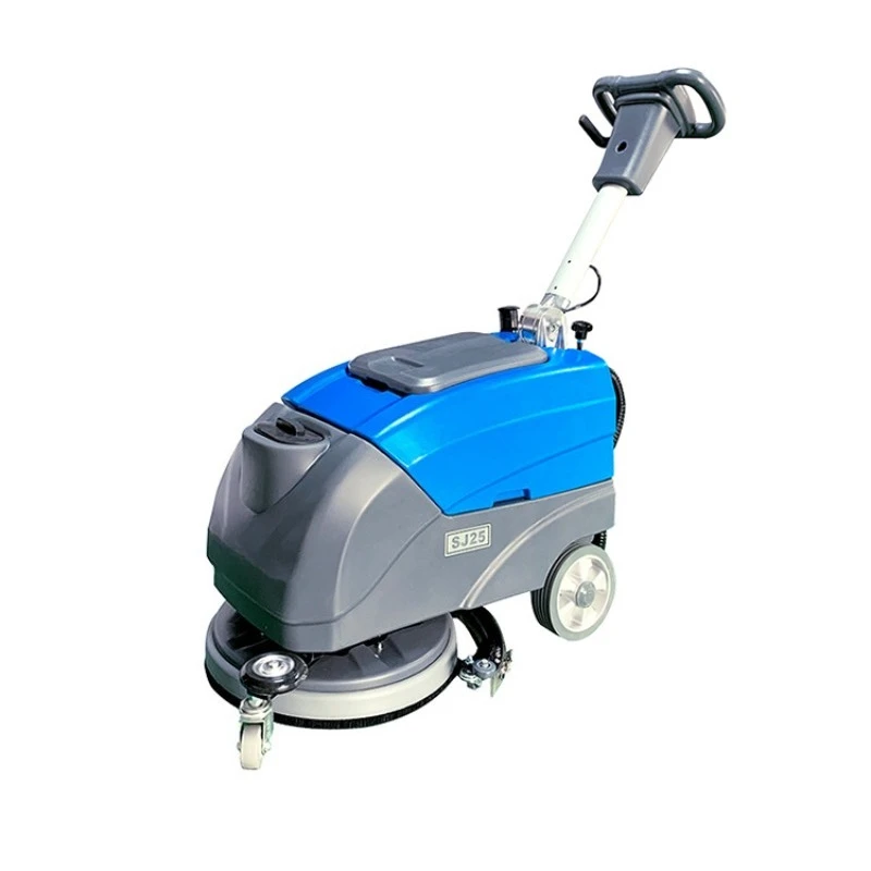 

Industrial hand-push washing machine, commercial suction and towing integrated restaurant cleaning machine