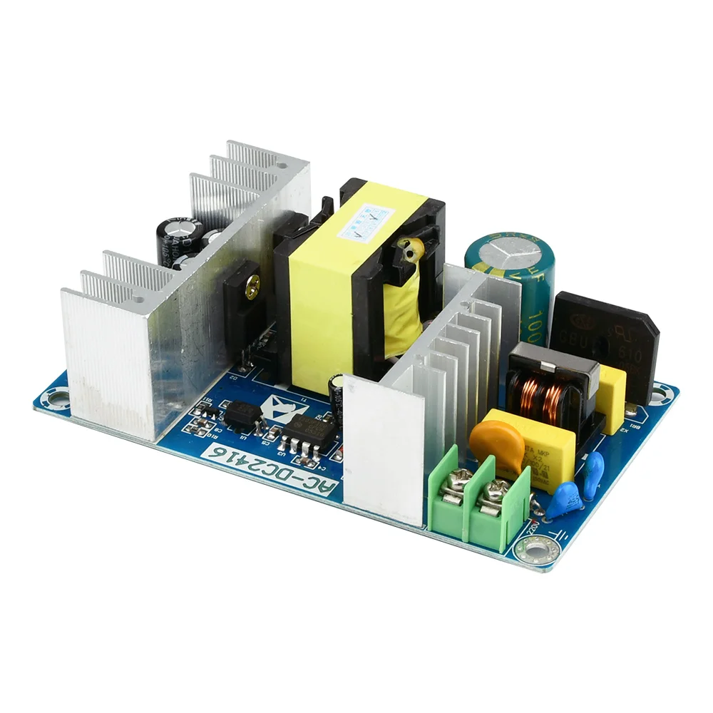 Moduł zasilacza impulsowego 24V 6A 150W, moduł zasilania DC dużej mocy, przemysłowy moduł zasilania, płytka bez obudowy