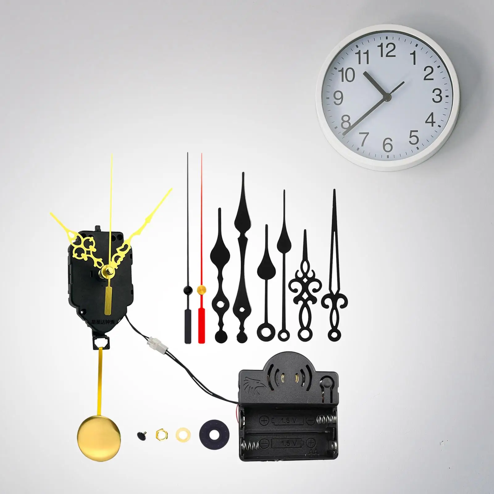 

Replacement Quartz Clock Movement Mechanism Repair Parts Tools Accessory