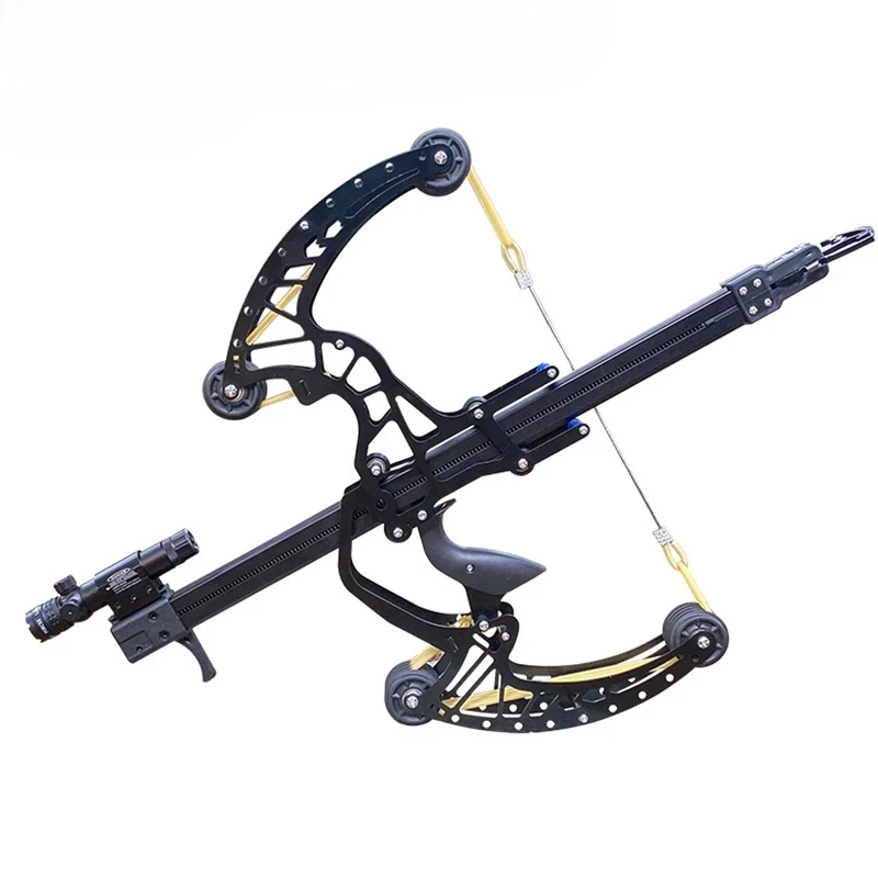 High Precision Dual-Purpose Adult Outdoor Hunting Slingshot Bow Continuous Composite Steel Ball Mechanical Metal Shooting