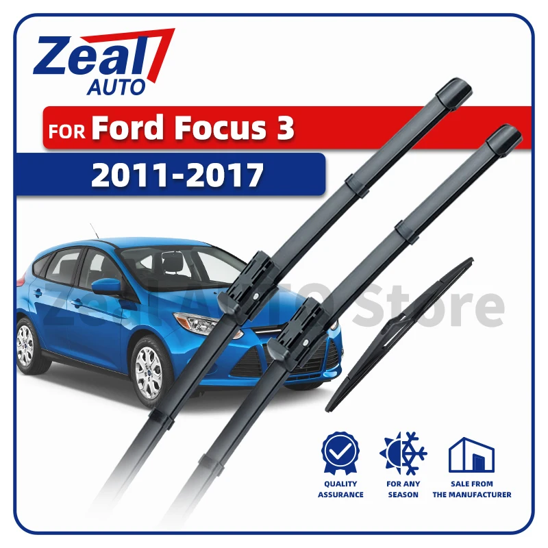 LHD Vorne Hinten Scheibenwischerblätter Für Ford Focus Mk3 2011-2017 2012 2013 2014 2015 2016 3x Windschutzscheibe 28 "28" 14 "Zubehör