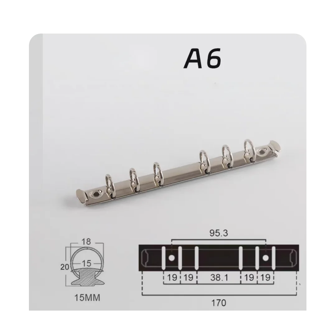 Mecanismo de clipe A6 19/19/38/19 15/20/25 mm