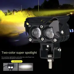 2PCS Motorcycle Headlights Headlamp Spotlights Fog Head Light LED Motorcycles Working Spot Light Assemblie Car Driving Lamp