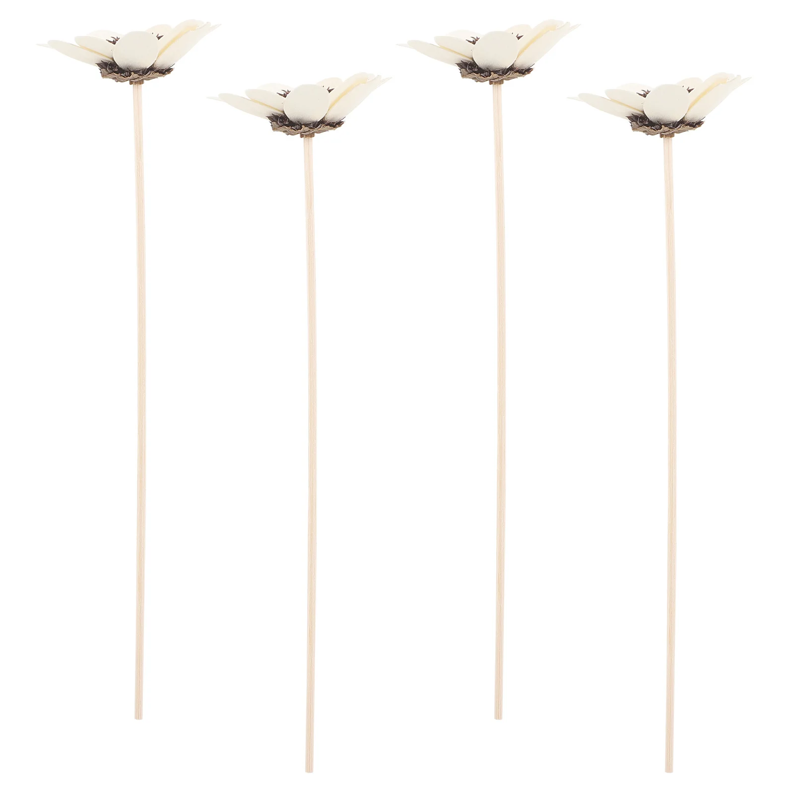 

4pcs Essential Oil Diffuser Sticks Natural Wood Aroma Reed Decorative Room Fragrance Sticks For Home Car Wedding