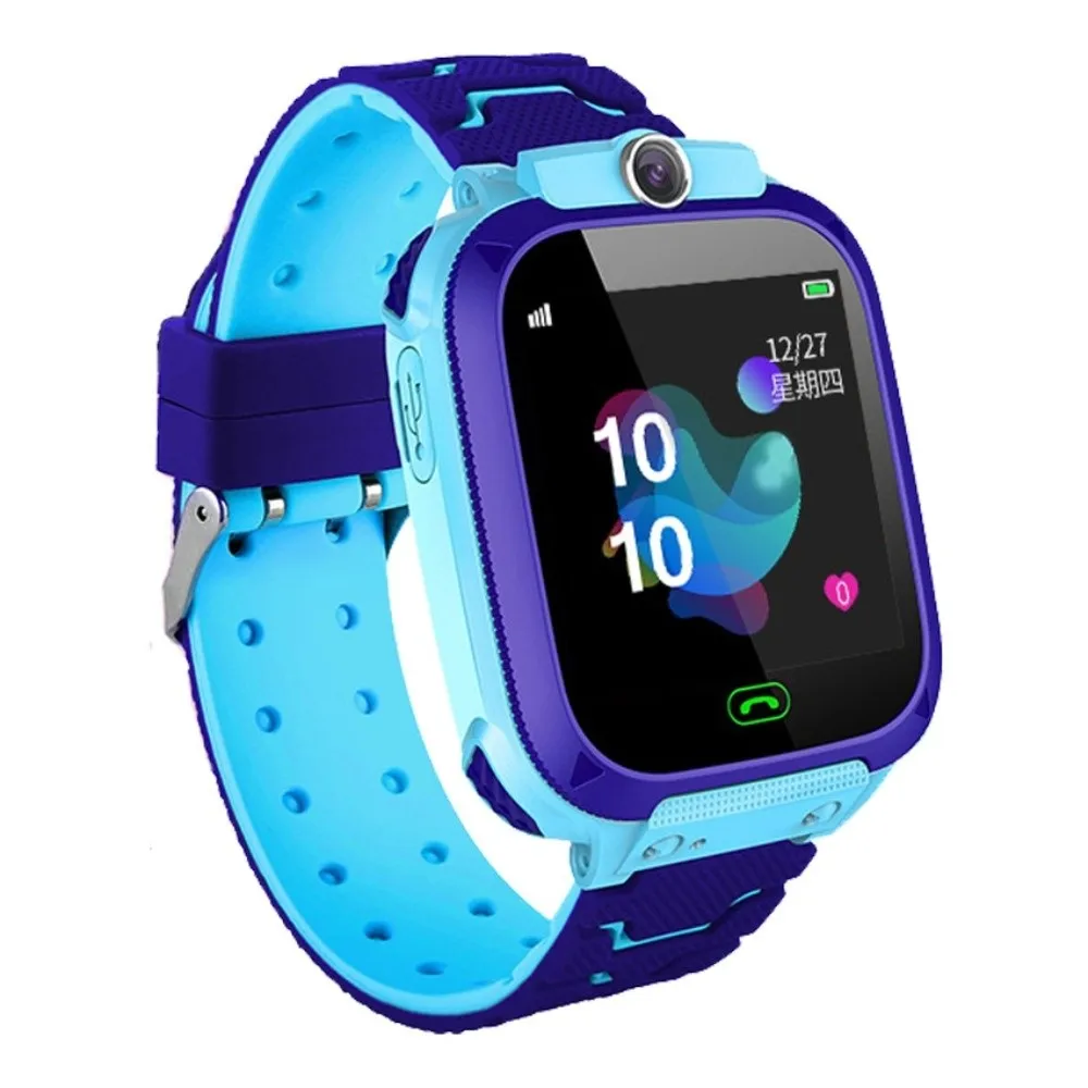 

Waterproof Q12 Children's Smart Watch With Call, SOS, Camera Sim Card Watches Multifunctional With Positioning System
