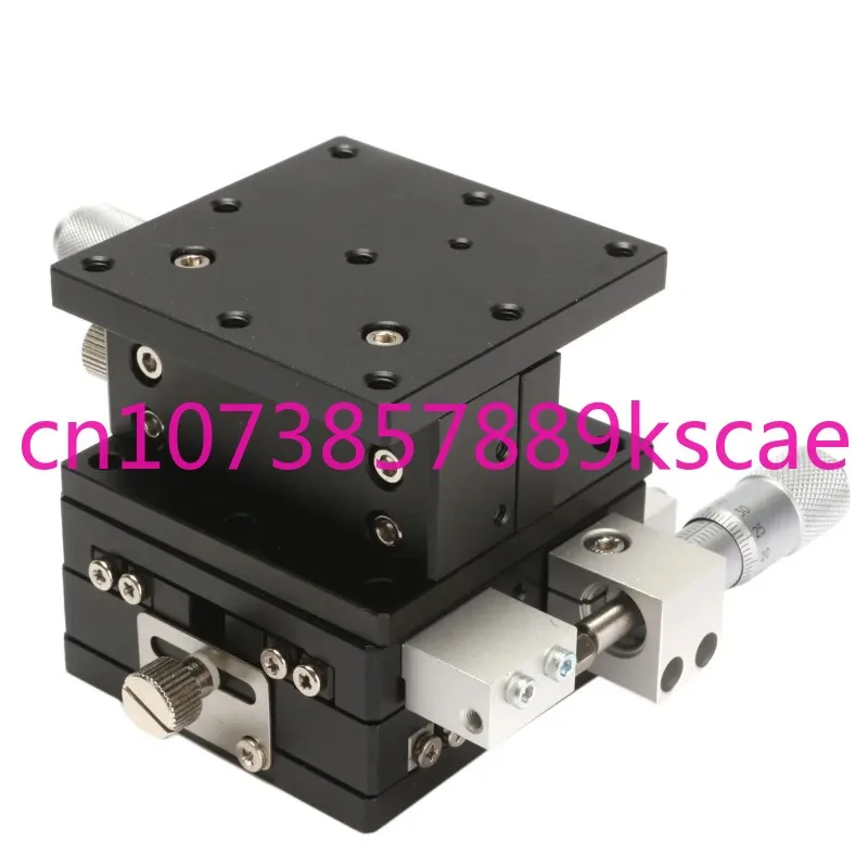 XYZ 3 Axis 60mm Linear Stage Trimming Platform Bearing Tuning Sliding Table