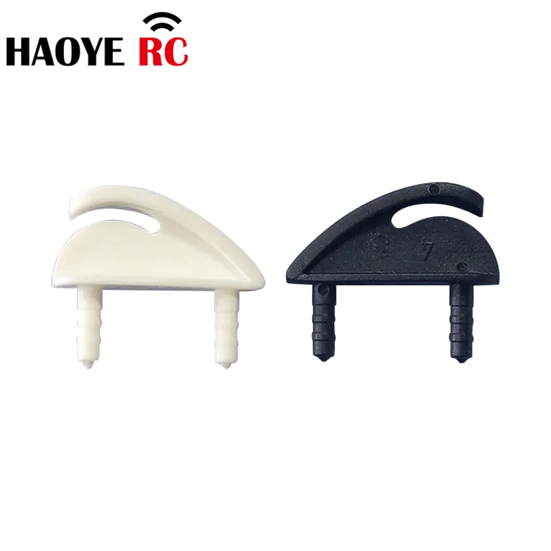 Haoye 20 pcs/Lot Nylon Fixed Tip Protector Wing Retainer Skids Protecting Corner For RC Aircraft Model Accessories