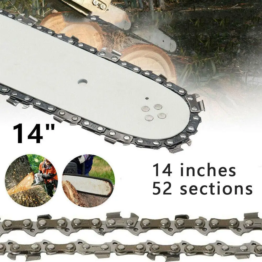 3/8 "LP Chain Saw 39 Inches Chain Length 52 Drive Link 14 " Guide Length Of Flying Saw Steel Electric Chainsaw Accessories