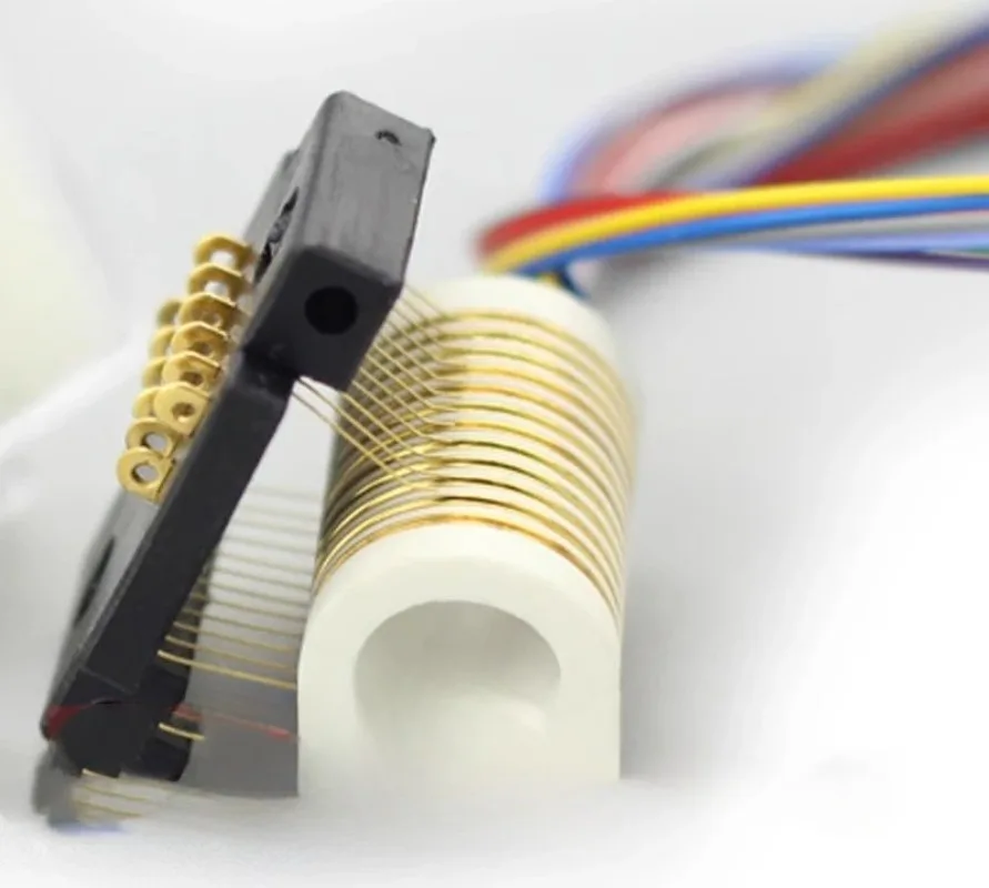 12-Channel Separate Slip Ring 2A, Miniature Split Conductive Ring Collector for Rotary Electrical Connector