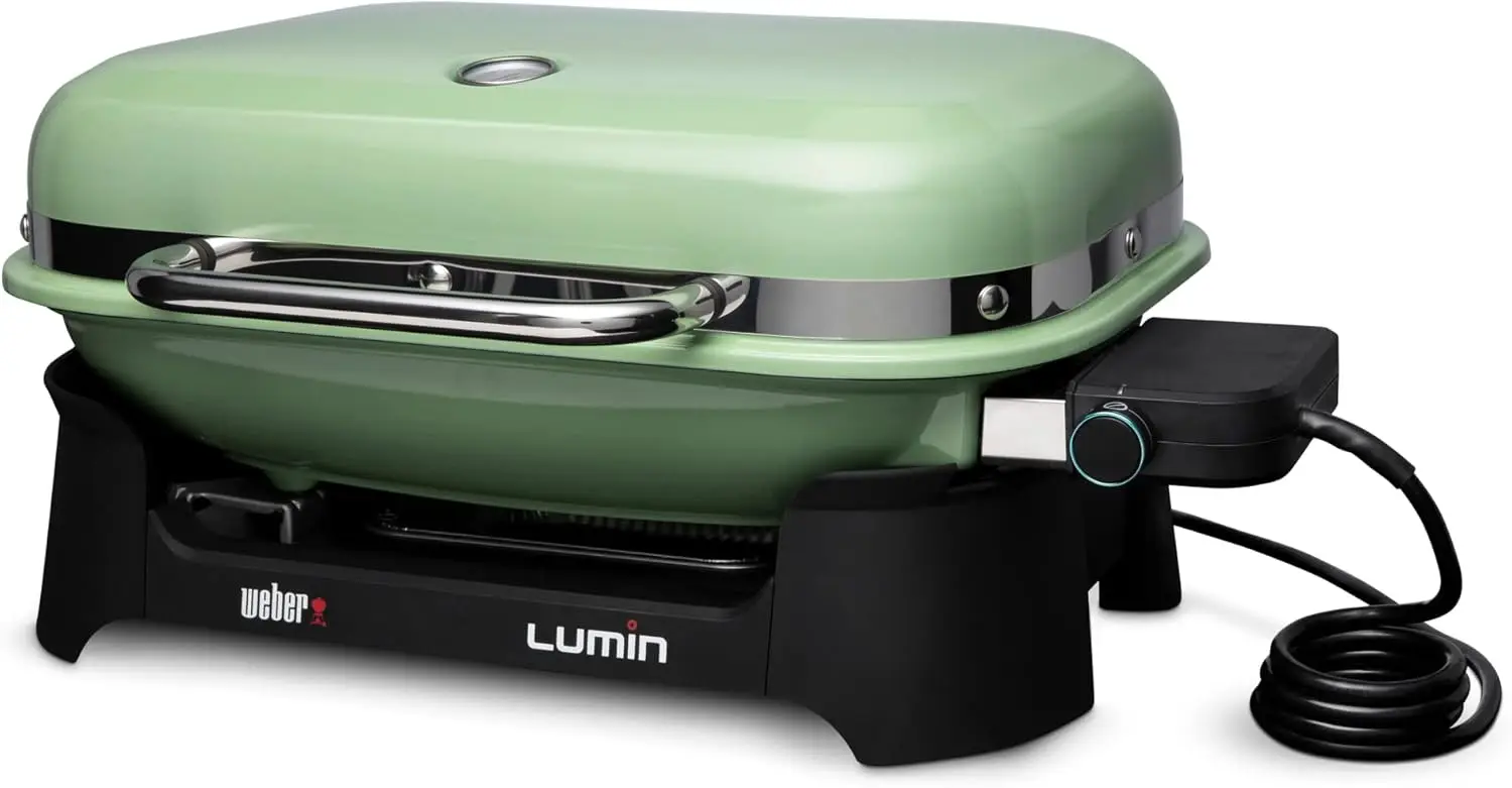 

Портативный уличный электрический гриль Lumin для небольших помещений и путешествий, морская пена зеленого цвета