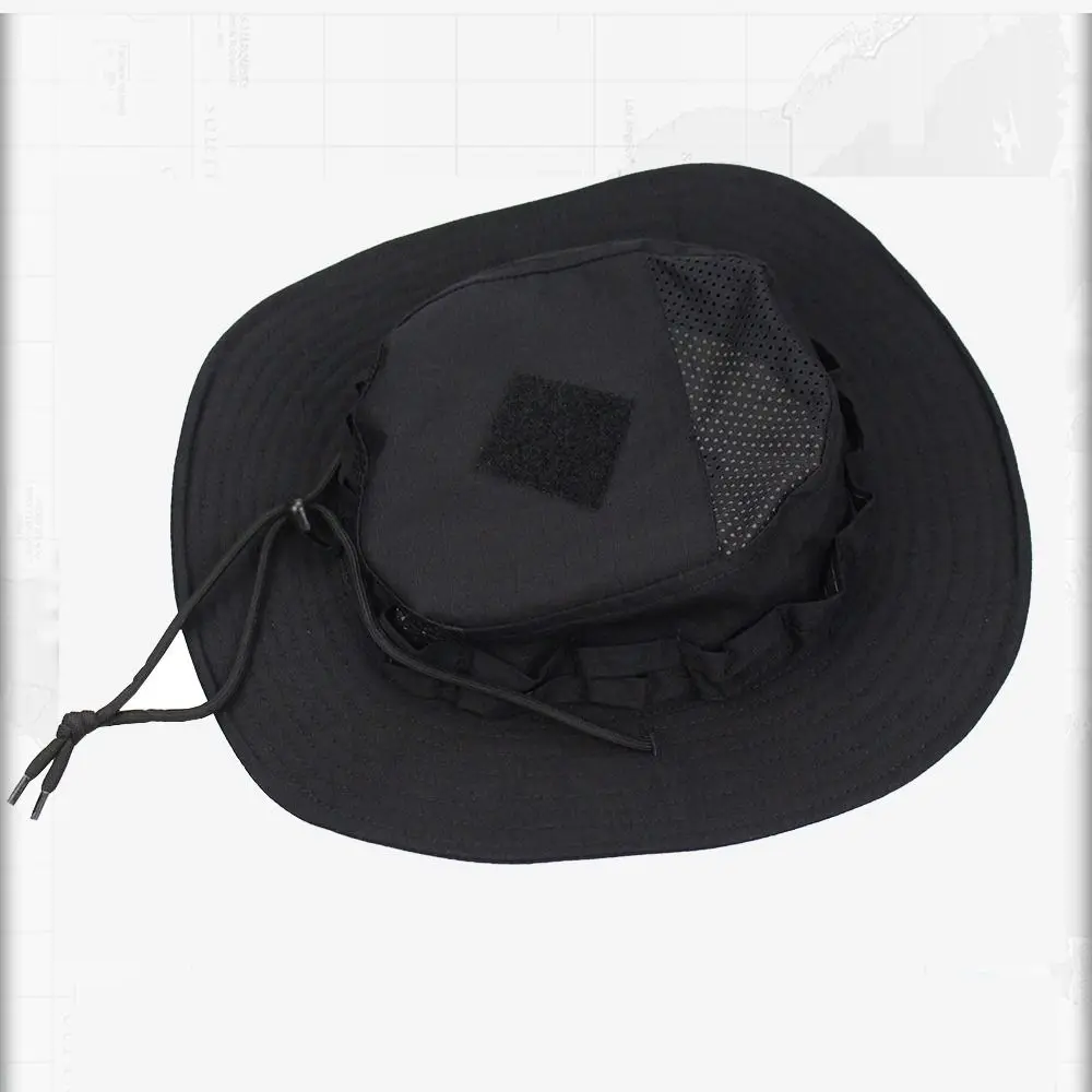 

Multi-function Large Brim Fisherman Hat Breathable Sunscreen Bucket Benny Hats Fashion Foldable Multicam Fishing Sun Cap Camping