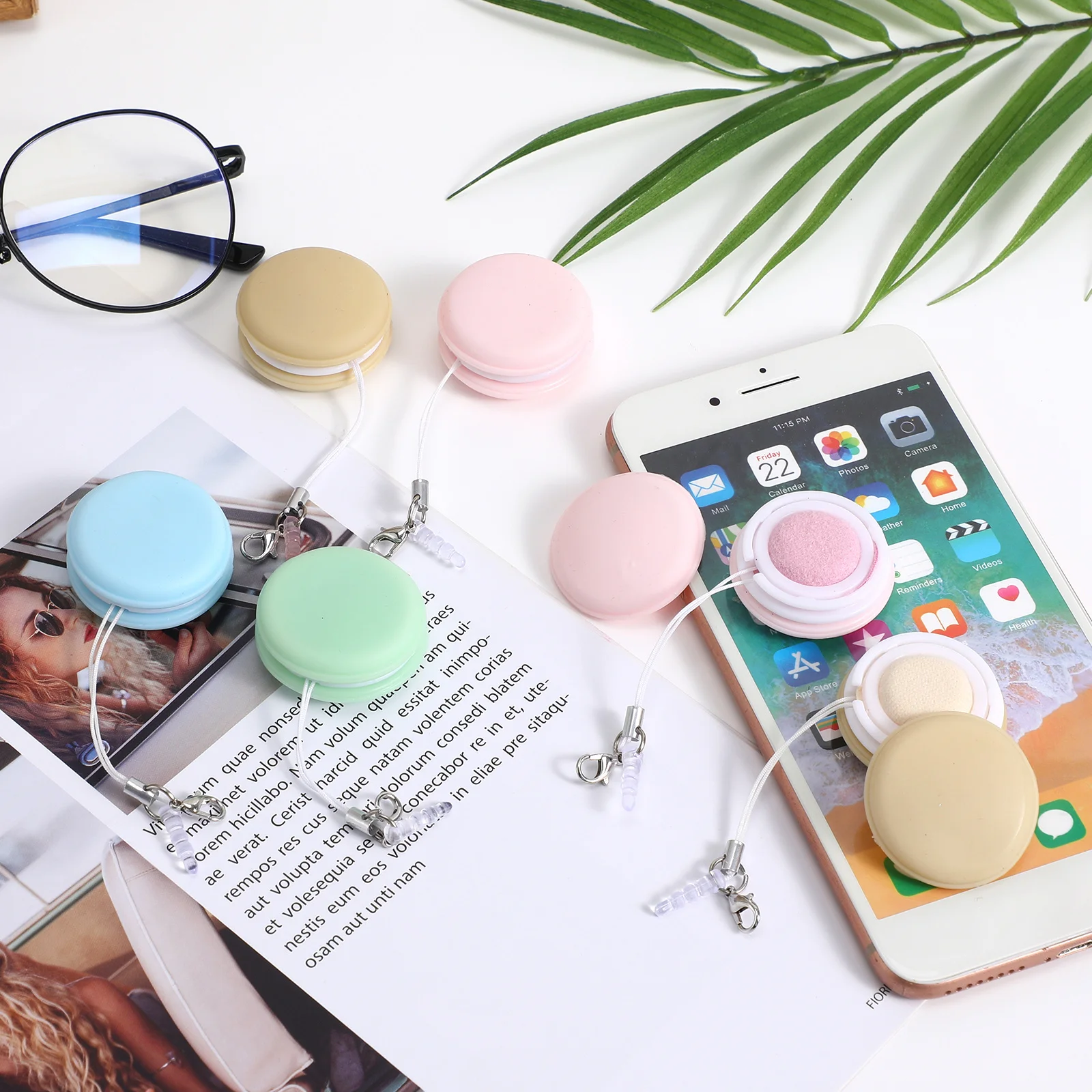 

6Pcs Eyeglasses Cloth Lens Cleaning Tool Phone Screen Cleaner Lint-Free Multi-Purpose Wiping Cloth Mobile Hanging Decor Portable
