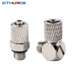 5 Pcs Mini Pneumatic Pipe Fitting Quick Connectors M3 M5 M6 Thread 3mm 4mm 6mm Hose Fast Connection Coupling Air Cylinder Joint