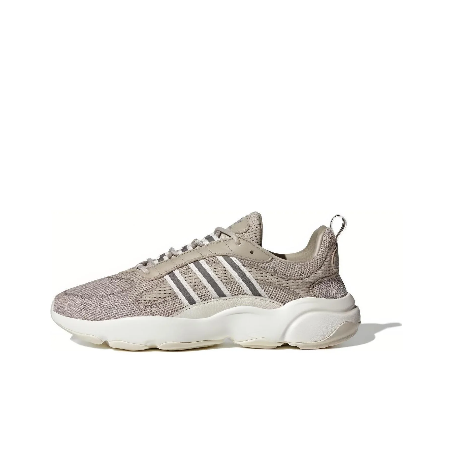 adidas-originals-haiwee-abrasion-resistant-breathable-low-top-chunky-sneakers-unisex-gray-green-jh7354