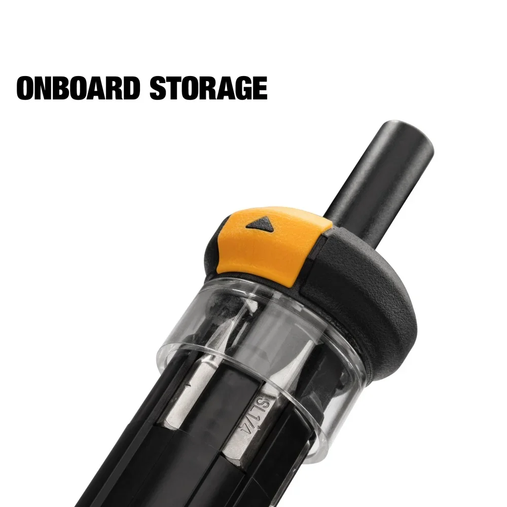 TOUGHBUILT 6 in 1 Multi Bit Screwdriver Reversible Ratchet Wrench Automatic Reload Manual Screwdriver Set TB-H5-M-01